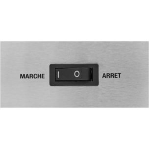 Plancha électrique RIVIERA ET BAR QPL 650 noir gris à poser, 50x30 cm