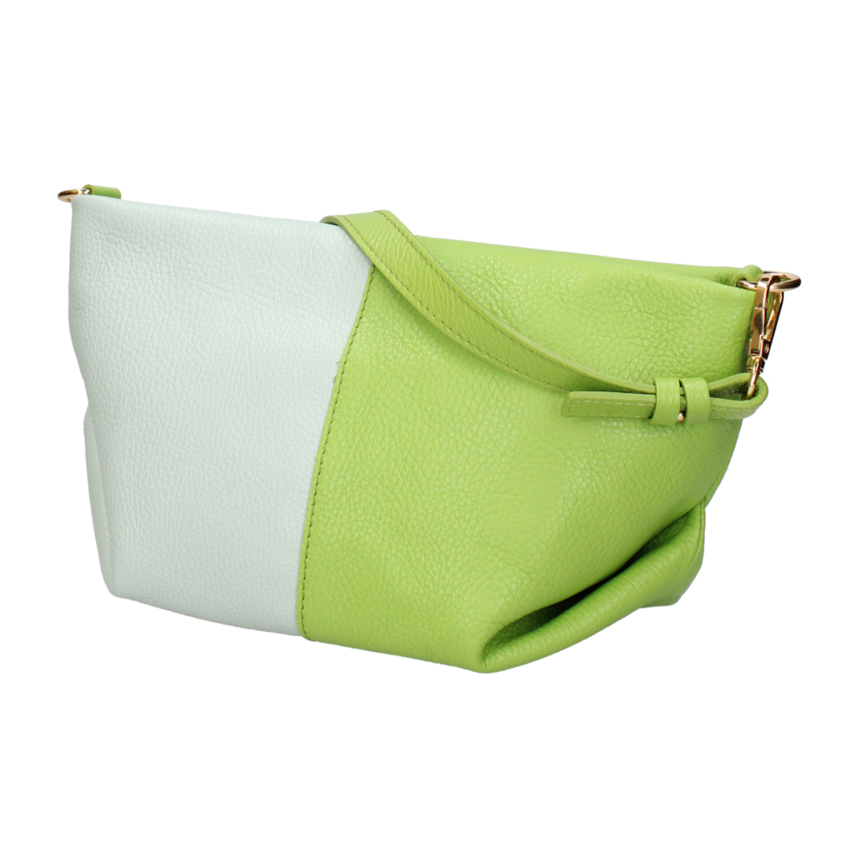 Borsa a spalla da donna In Vera pelle Made in Italy 30x15x12 cm