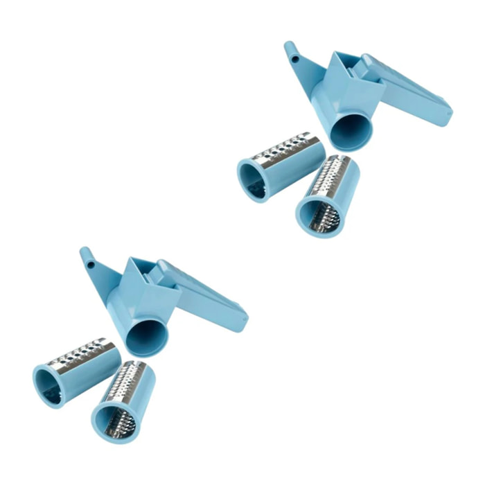 Ensemble de 2 Mini moulins râpes pour chocolat Zenker Sweet Sensation