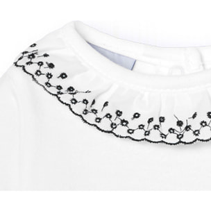 Body bebé manga larga cuello batista