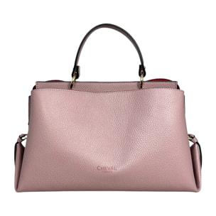 Bolso de Mano Cheval Firenze Bianca Rosa Empolvado