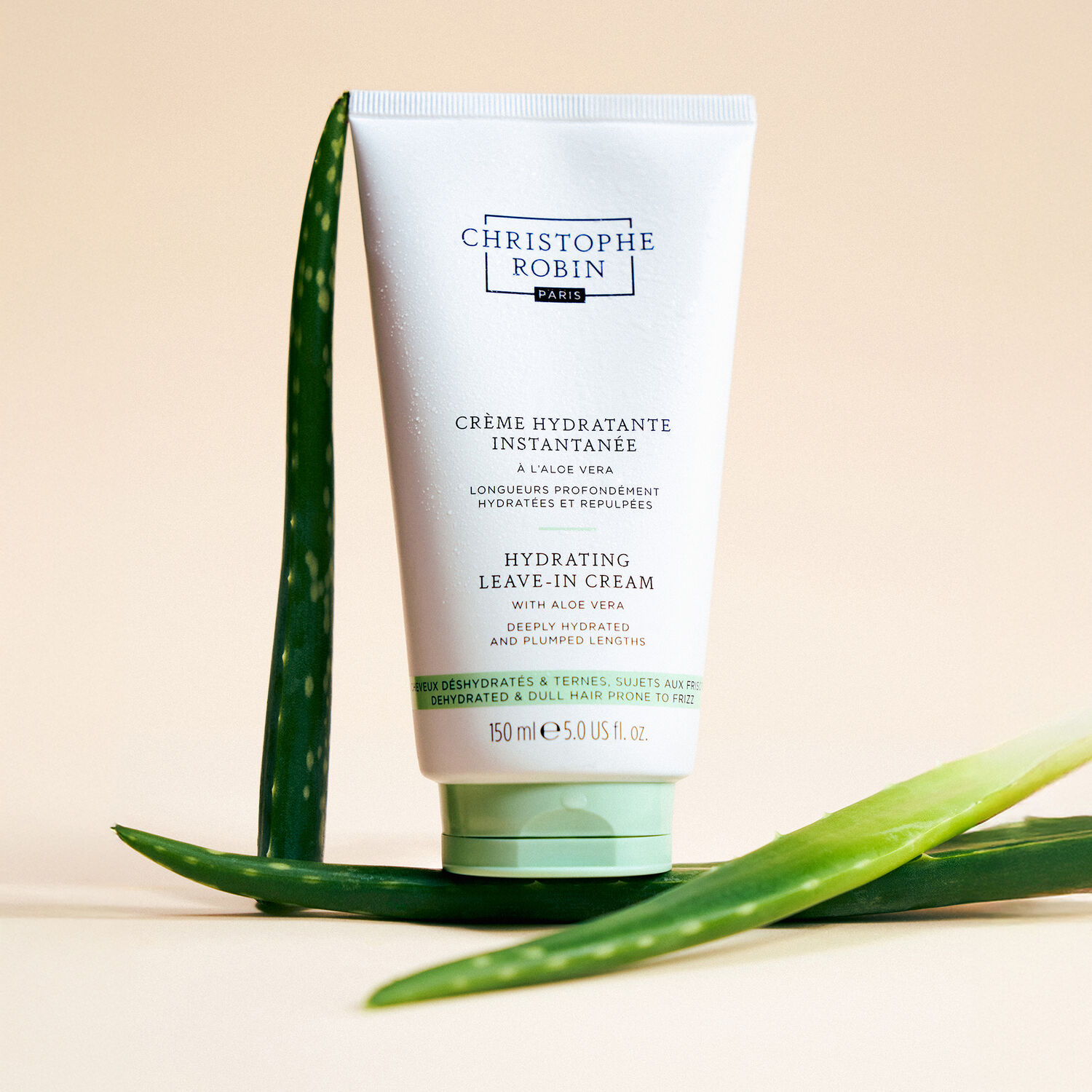 Crème Hydratante Instantanée - Une Crème Légère sans Rinçage à l'Aloé Vera 150 ml