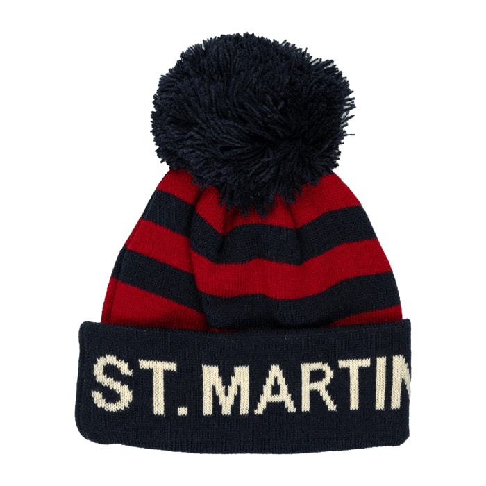 Cappello pompon con logo