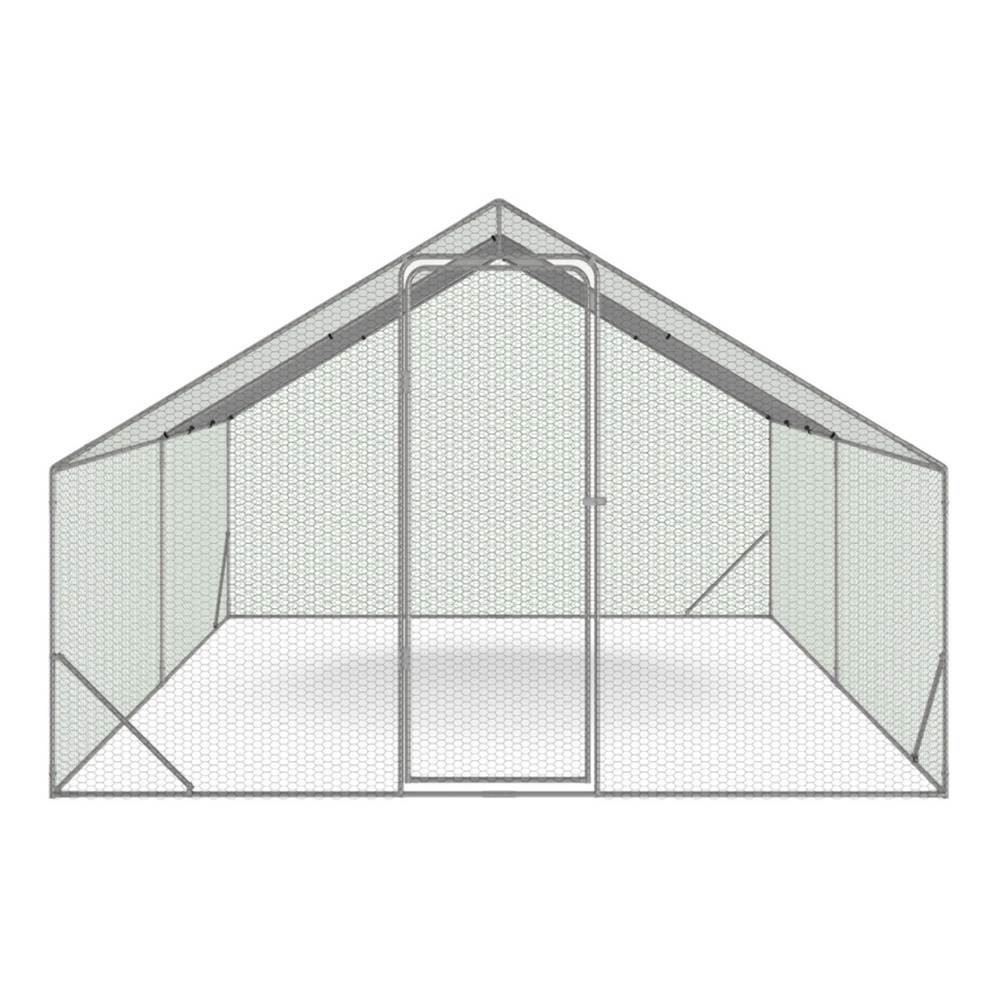 Enclos grillagé pour poules 12m² - 3x4m