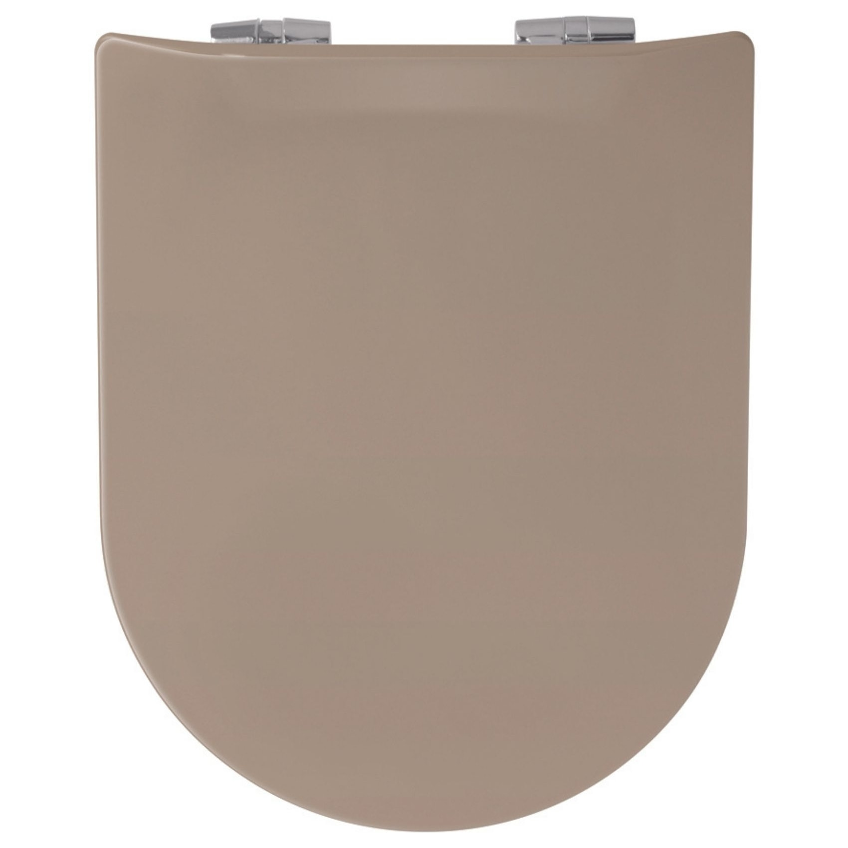 Abattant uni wood slim double avec descente assistée - Ficelle