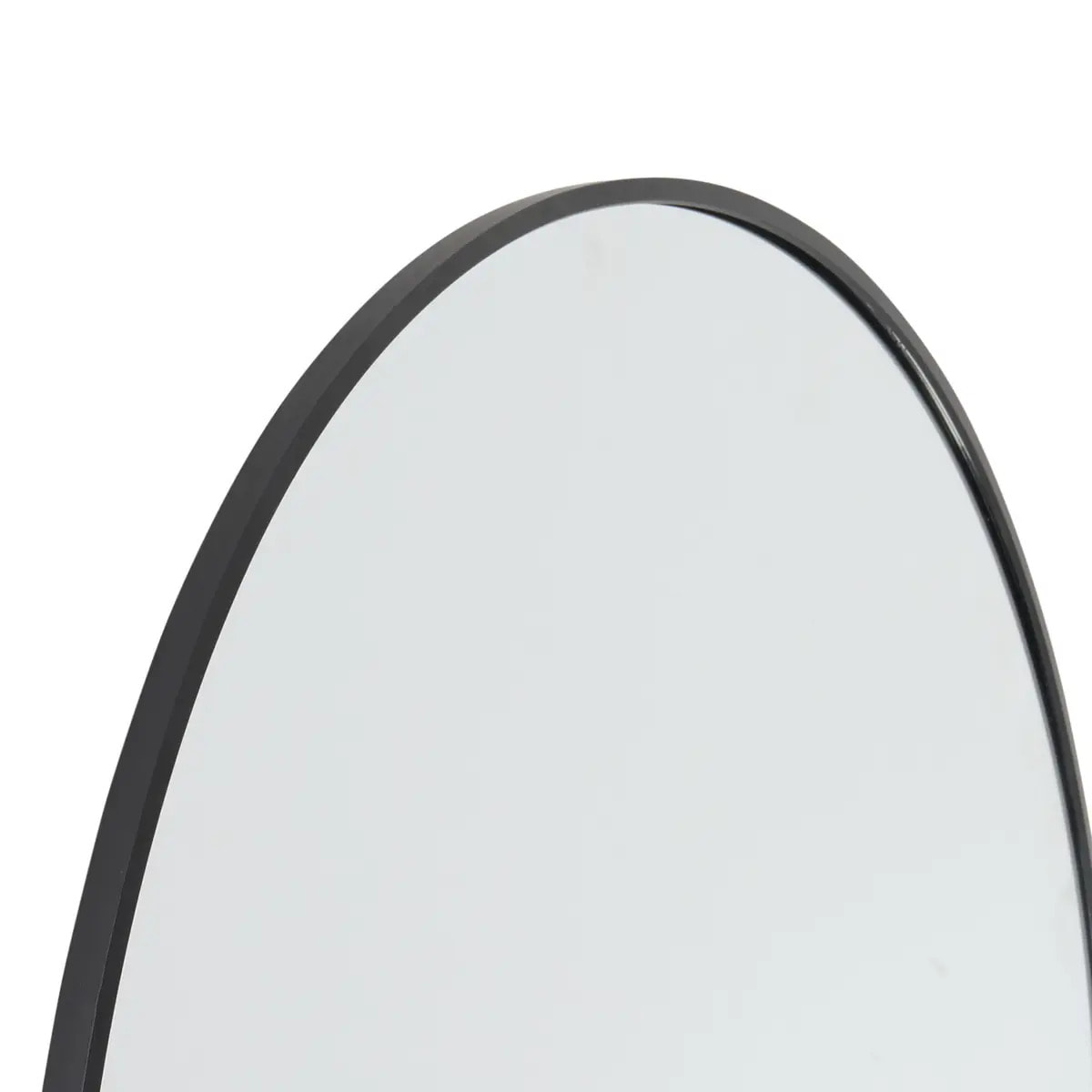 Miroir "Alice" métal noir D76cm