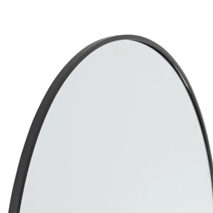 Miroir "Alice" métal noir D76cm
