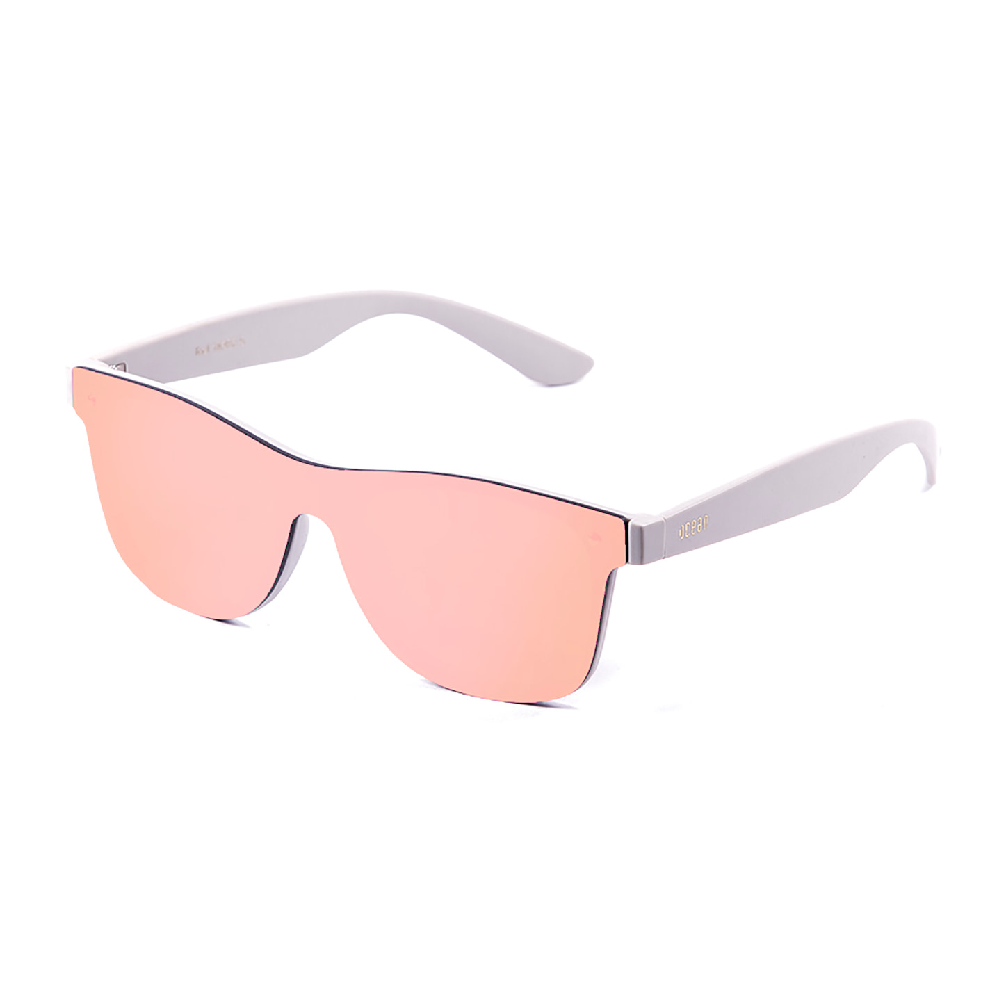 Gafas de sol OCEAN MESSINA - Gris sólido mate / Plana rosa revo