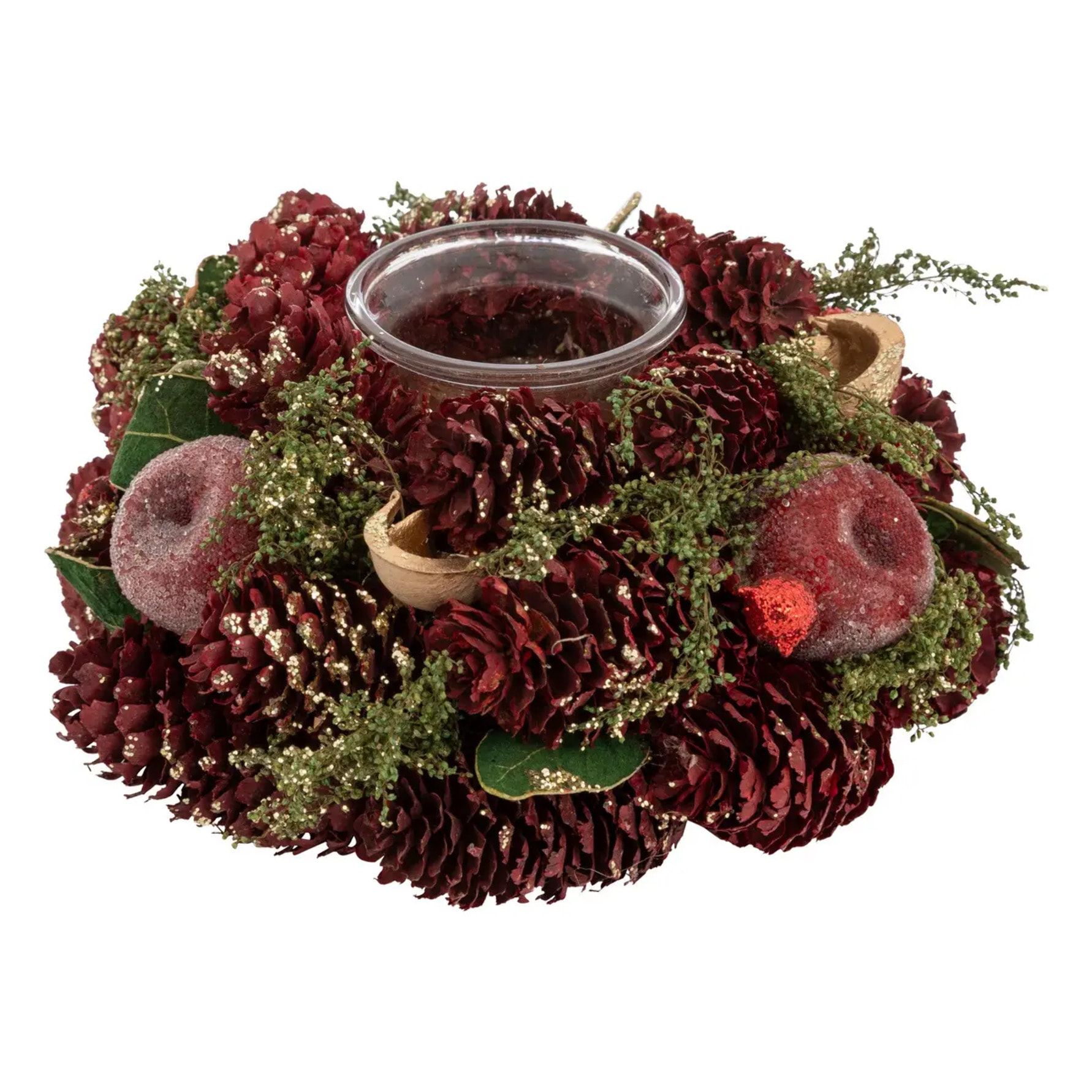 Photophore nature pomme rouge