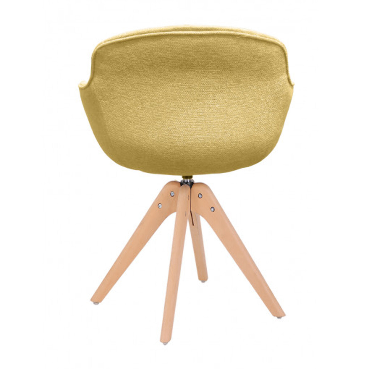 Chaise rotative en tissu design scandinave - UNDER