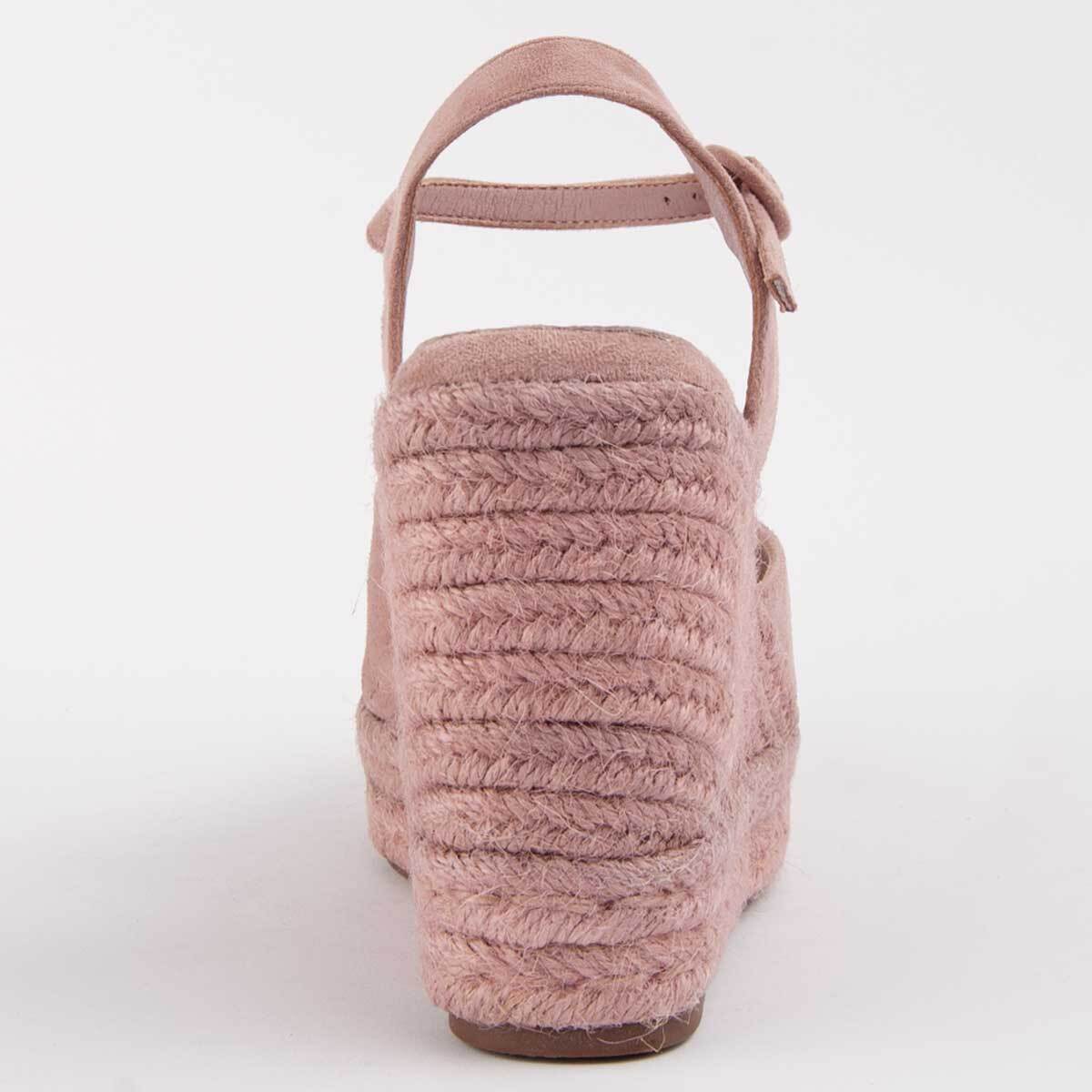 Alpargata De Cuña - Rosa - Altura: 10 Cm