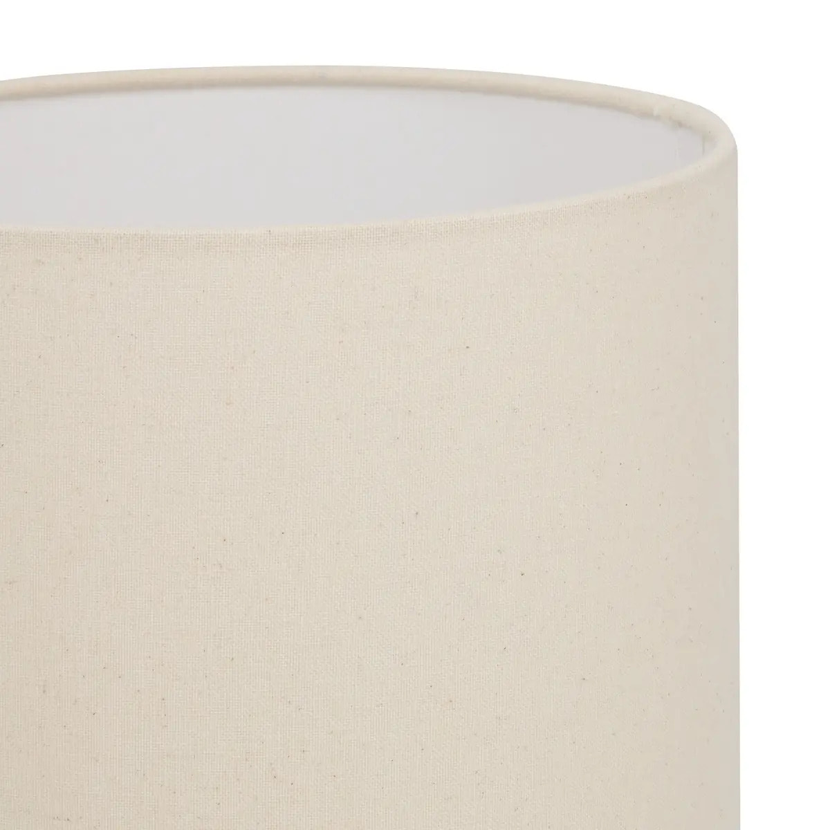 Lampe cylindrique Vilma H.41,5cm jaune rayé