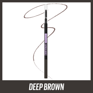 Maybelline New York Brow Ultra Slim Crayon à sourcils rétractable Deep Brown