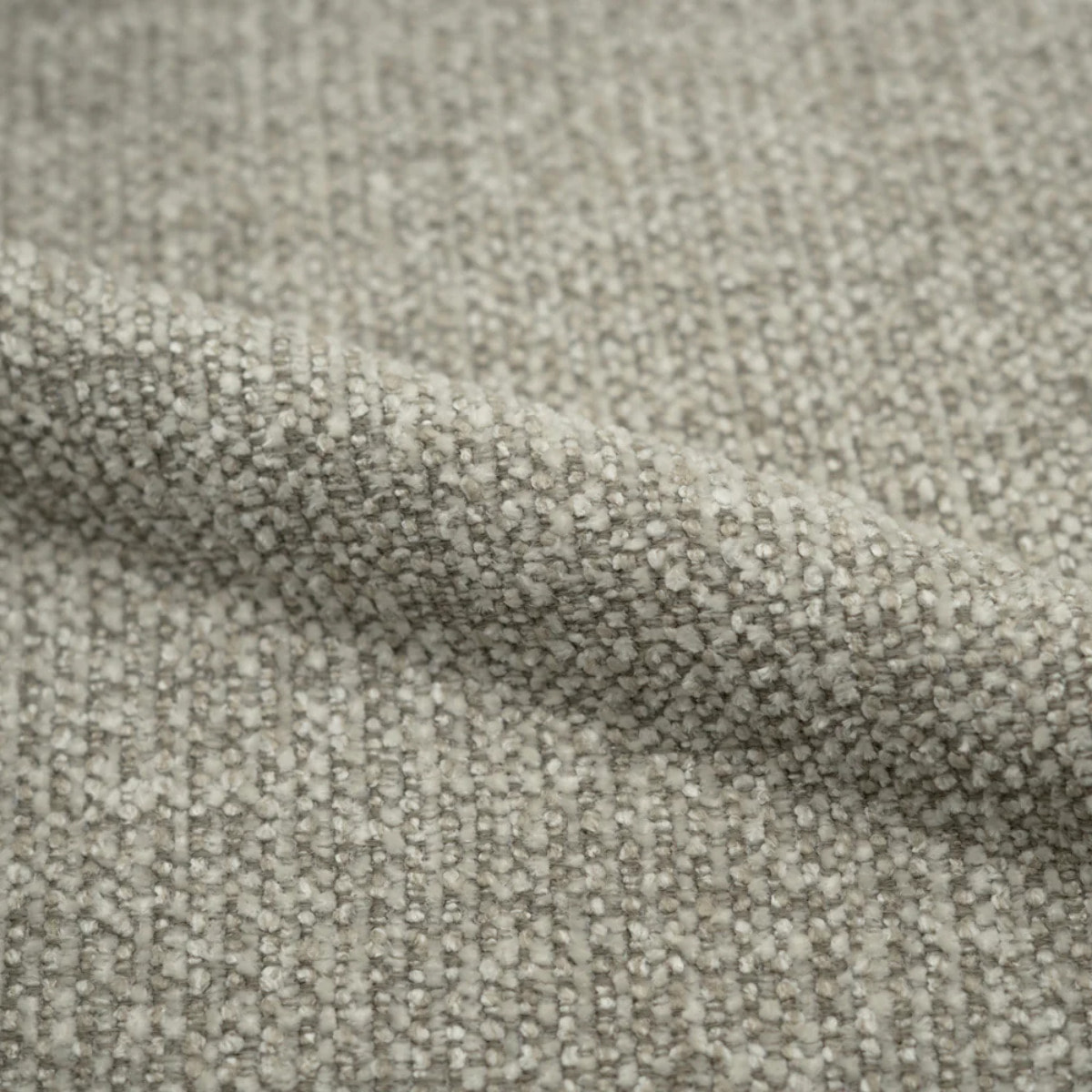 Canapé d'angle modulable 4 places en tissu beige chiné - Nova