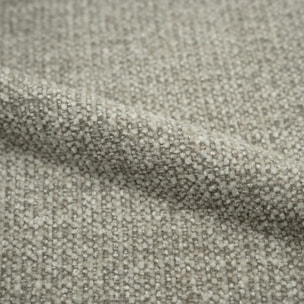 Canapé d'angle modulable 4 places en tissu beige chiné - Nova