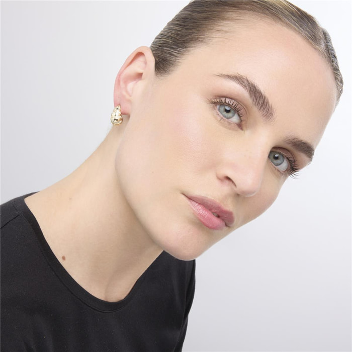 Pendientes acabado oro amarillo de 18k y Circonita Brillante