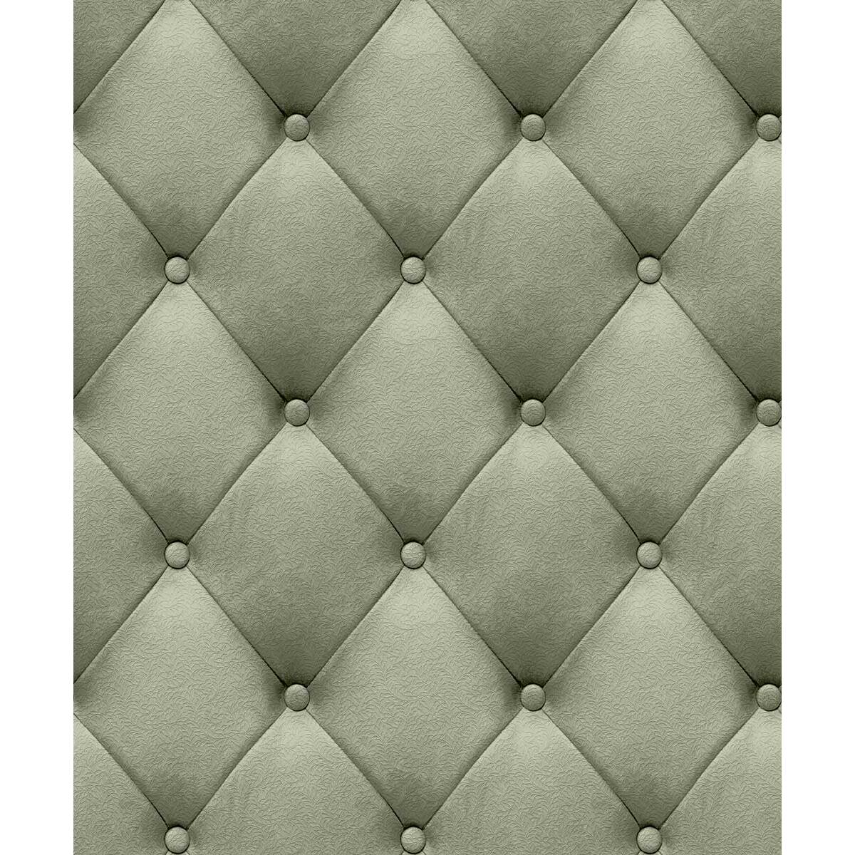 Papier peint capitonné velours beige sable
