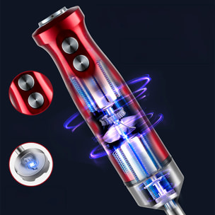 Robot da cucina multifunzione 5 in 1. Motore in rame con 600W di potenza e 2 livelli di velocità.