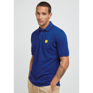 Polo Smiley Royal en Azul D.Franklin