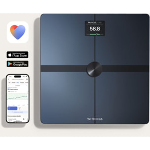 Pèse personne connecté WITHINGS Body Smart Noir