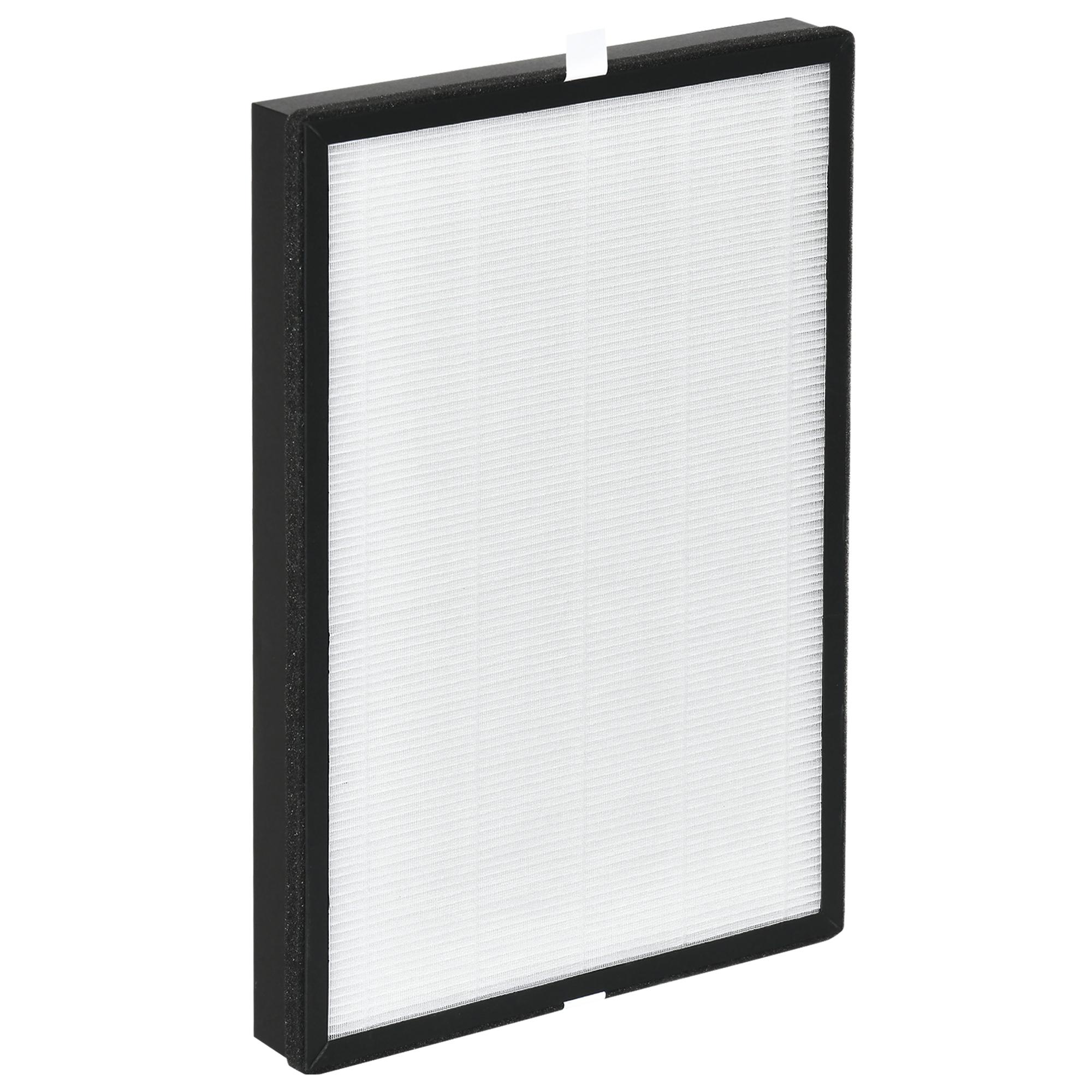 HOMCOM Filtre pour purificateur d'air réf. 823-019 - filtre 3 en 1 avec filtre à charbon actif, filtre HEPA - blanc noir