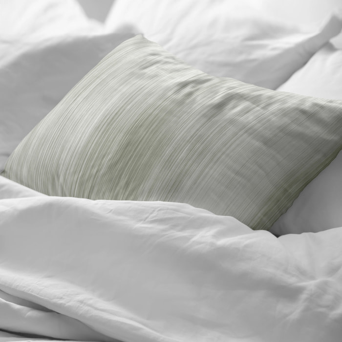 Taie d’oreiller 100 % coton 80 fils Lluc Vert