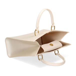 Borsa a mano da donna - Modello False - 100% Pvc - 22.5 x 27.0 x 10.5 cm