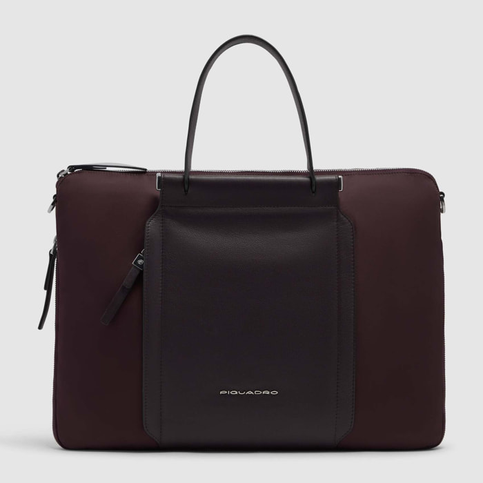 Piquadro Borsa da lavoro donna sottile porta pc 15,6"
