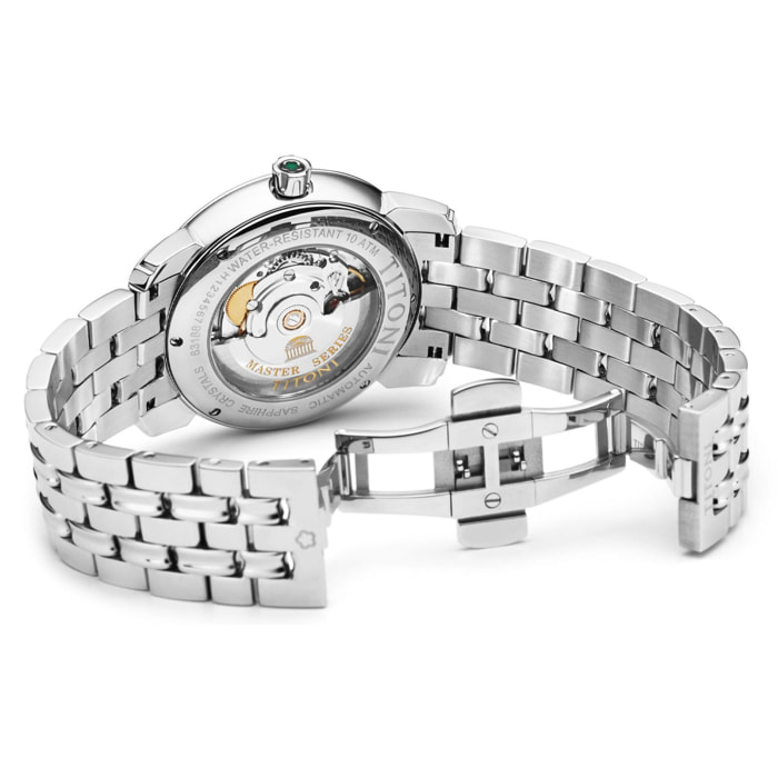 Reloj Titoni 83188S-678 Hombre Analogico Automatico con Correa de Acero inoxidable