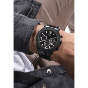 Guess Análogo De Cuarzo Guess Mens Black Multi-Function Watch