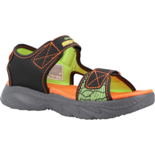 Sandalias Niño Creature-splash Negro