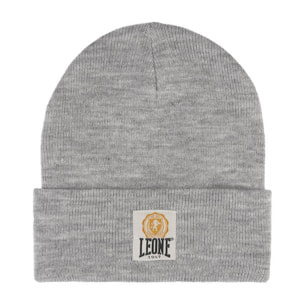 Cappello invernale con logo stile college e risvolto "Varsity"