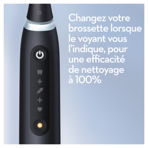 Oral-B iO 5 - Duo Avec Etui de Voyage - Noire et Blanche - Brosses À Dents Électriques connectées