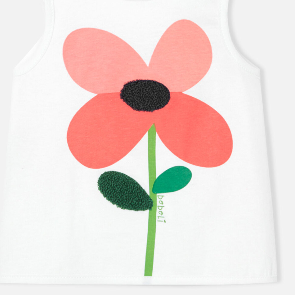 Camiseta niña estampada, tirantes, blanco, 228103