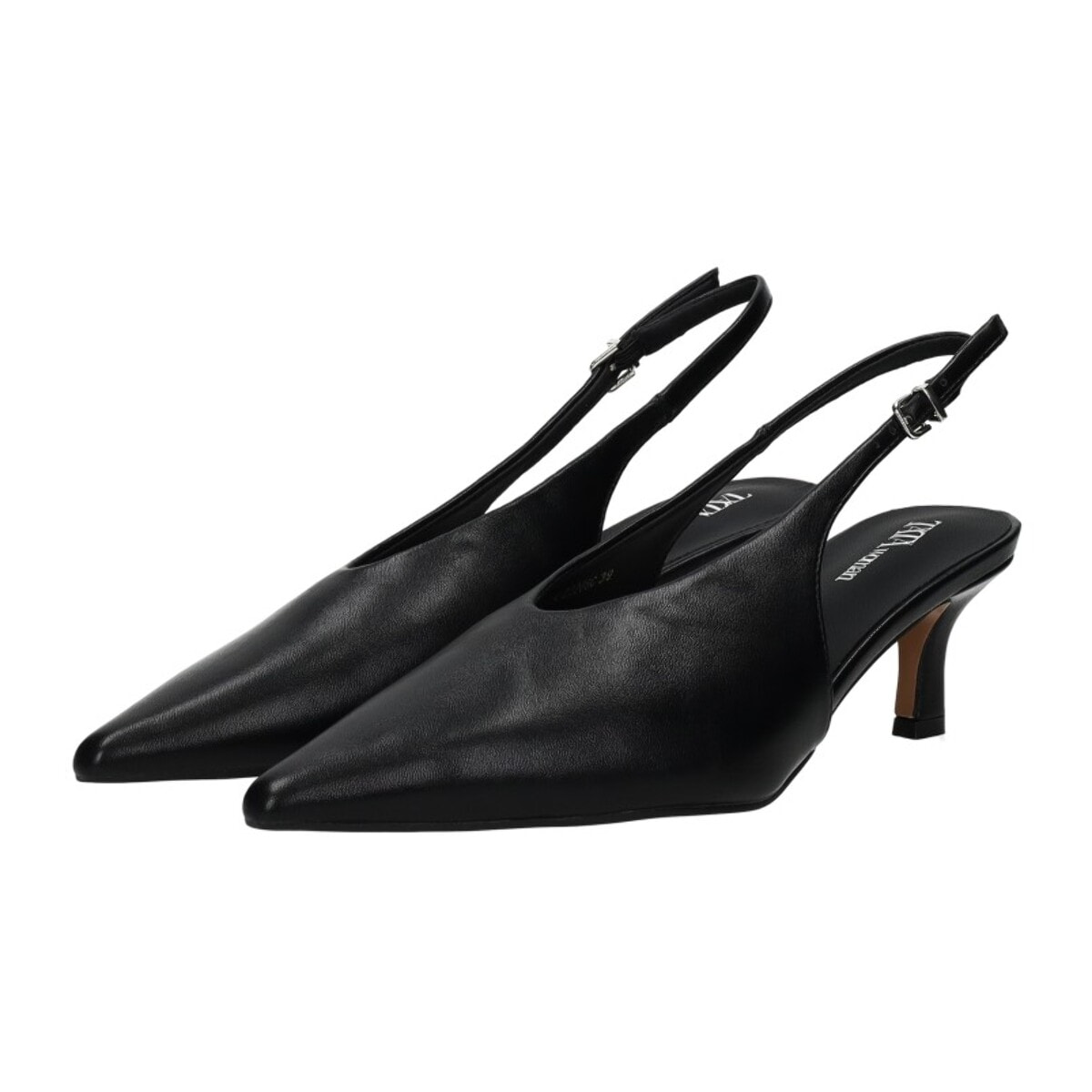 Décolleté sling back Donna Tata Italia Nero