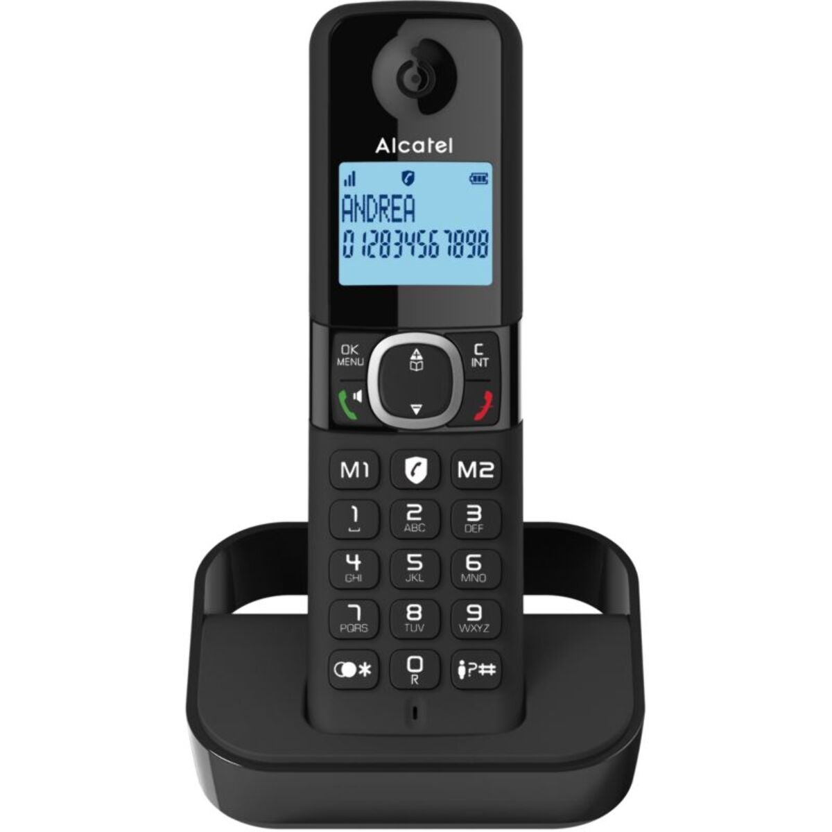 Téléphone sans fil ALCATEL F860 Solo Noir