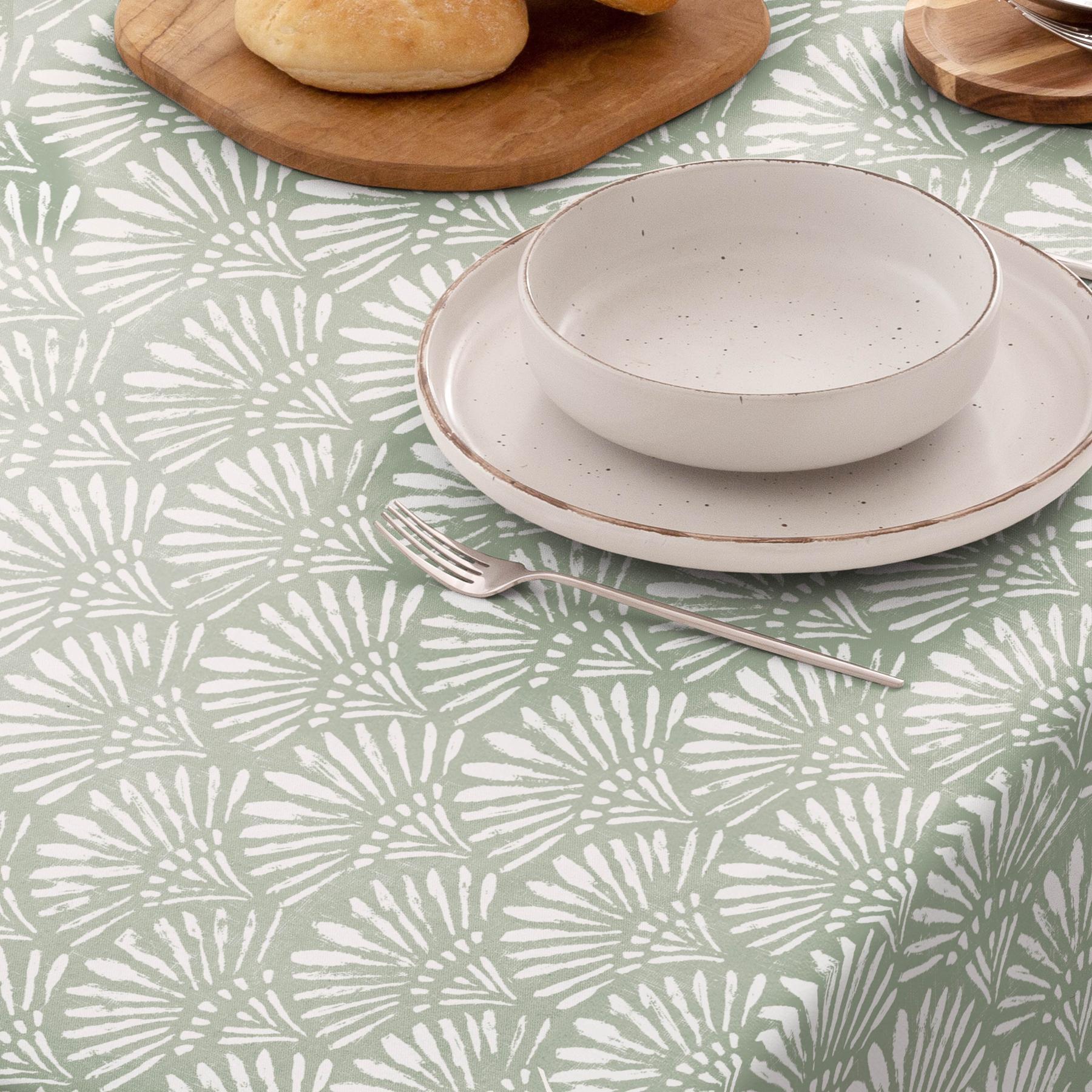 Mantel antimanchas ARLO AZUL - 100% algodón