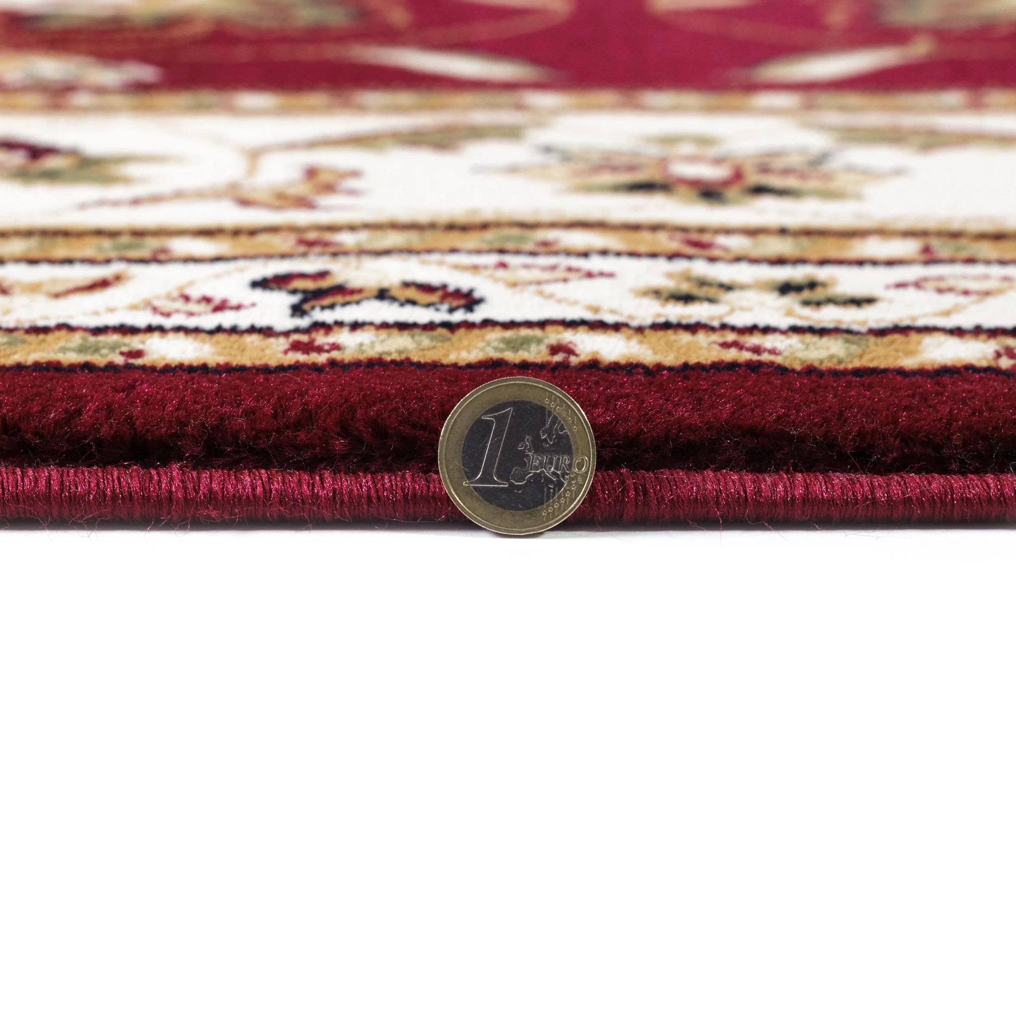 Tapis rond SHERBORNE Rouge