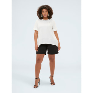 Fiorella Rubino - Bermudas de algodón ligero - Negro