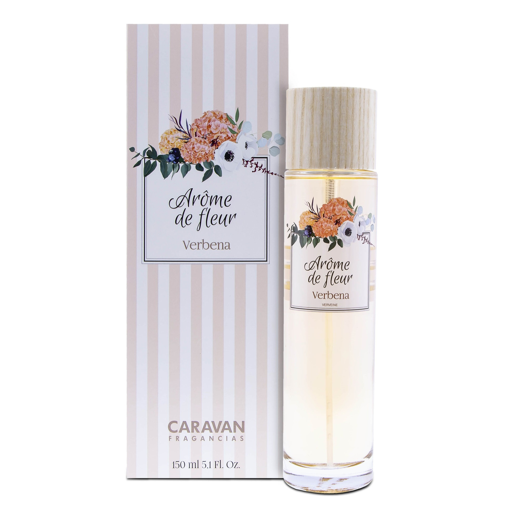 Set de 2 frascos 150 ml caravan arome de fleur verbena