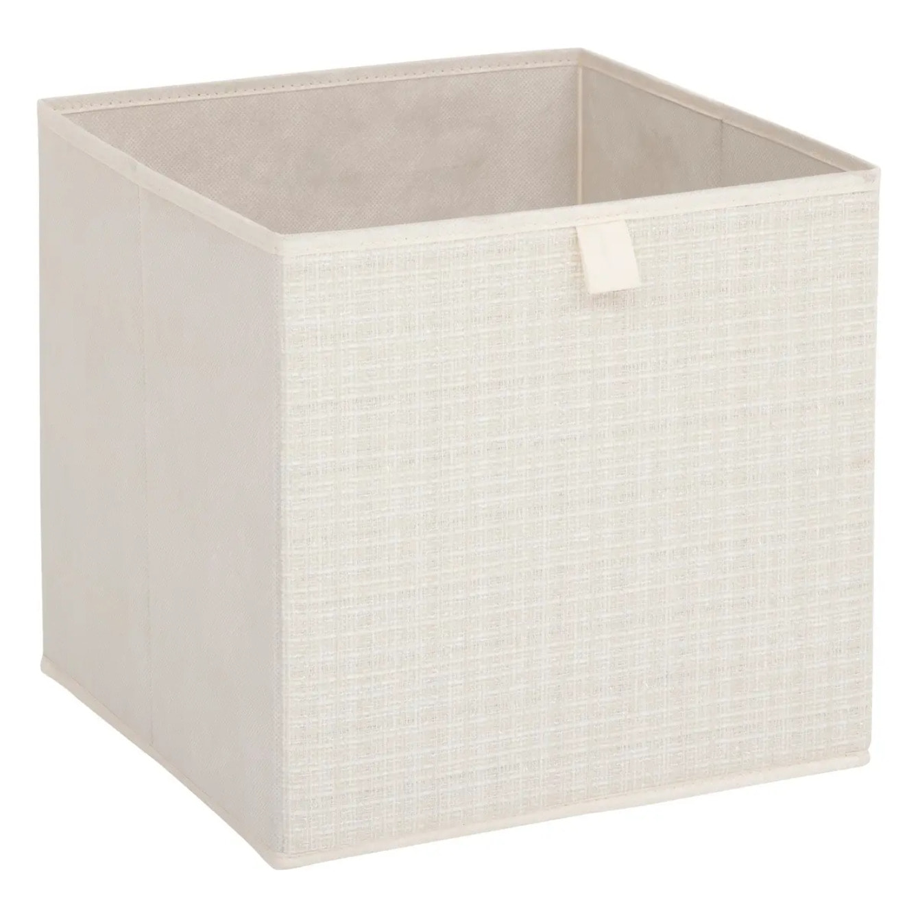 Boîte de rangement "Mix 'n' Modul" tweed beige 31x31cm