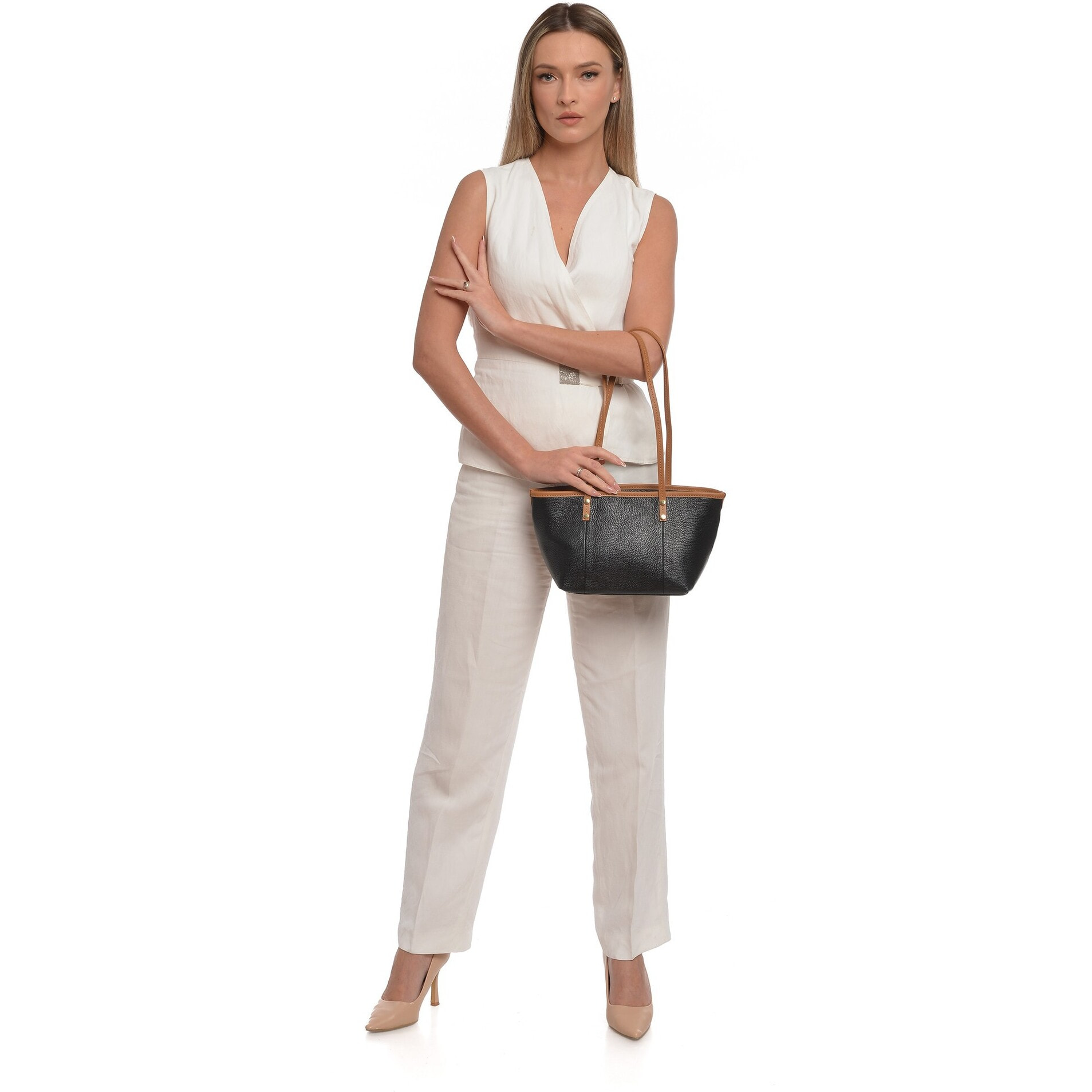 Borsa a tracolla Anna Luchini Nero
