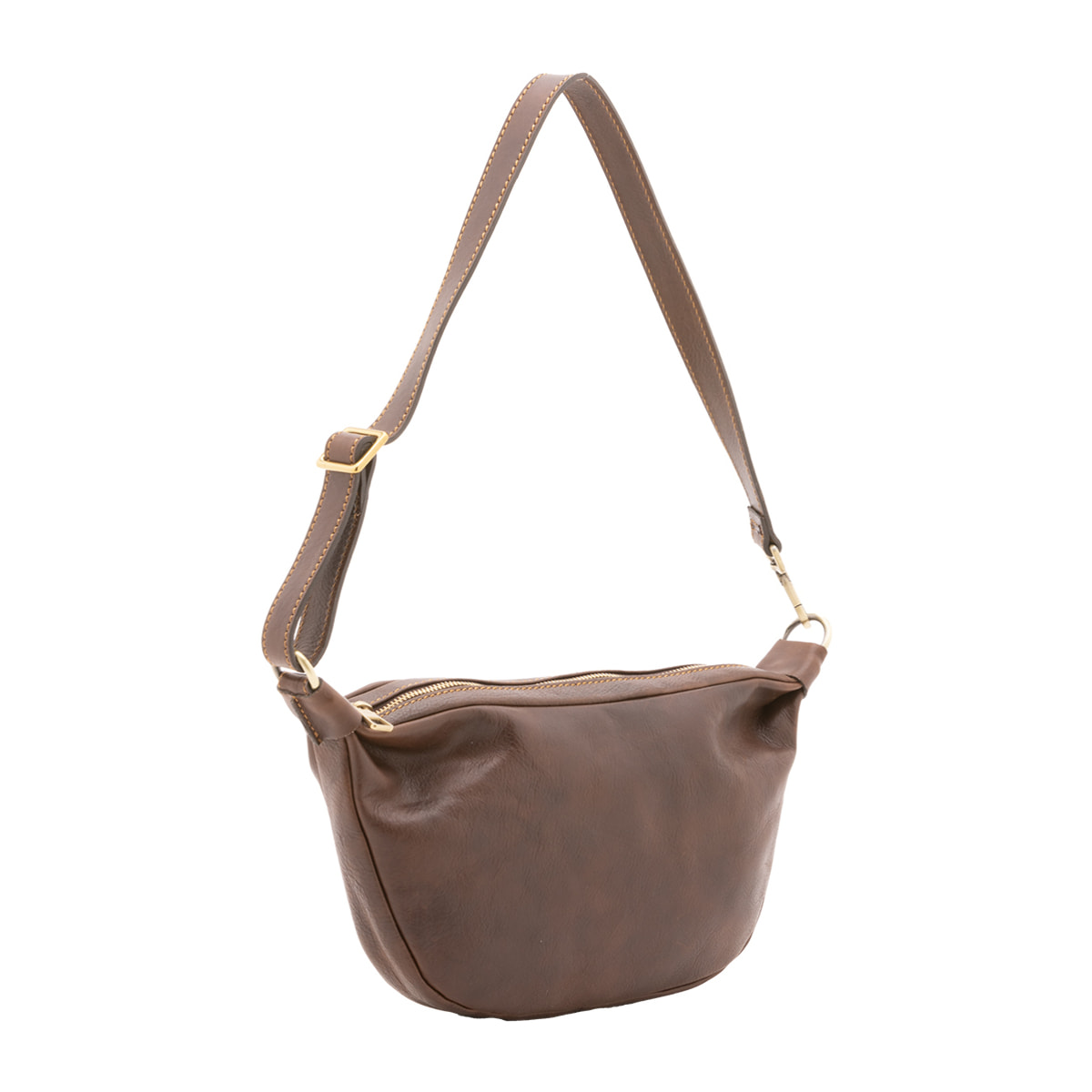 Borsa a spalla  unisex In Vera pelle Made in Italy 28x18x6 cm