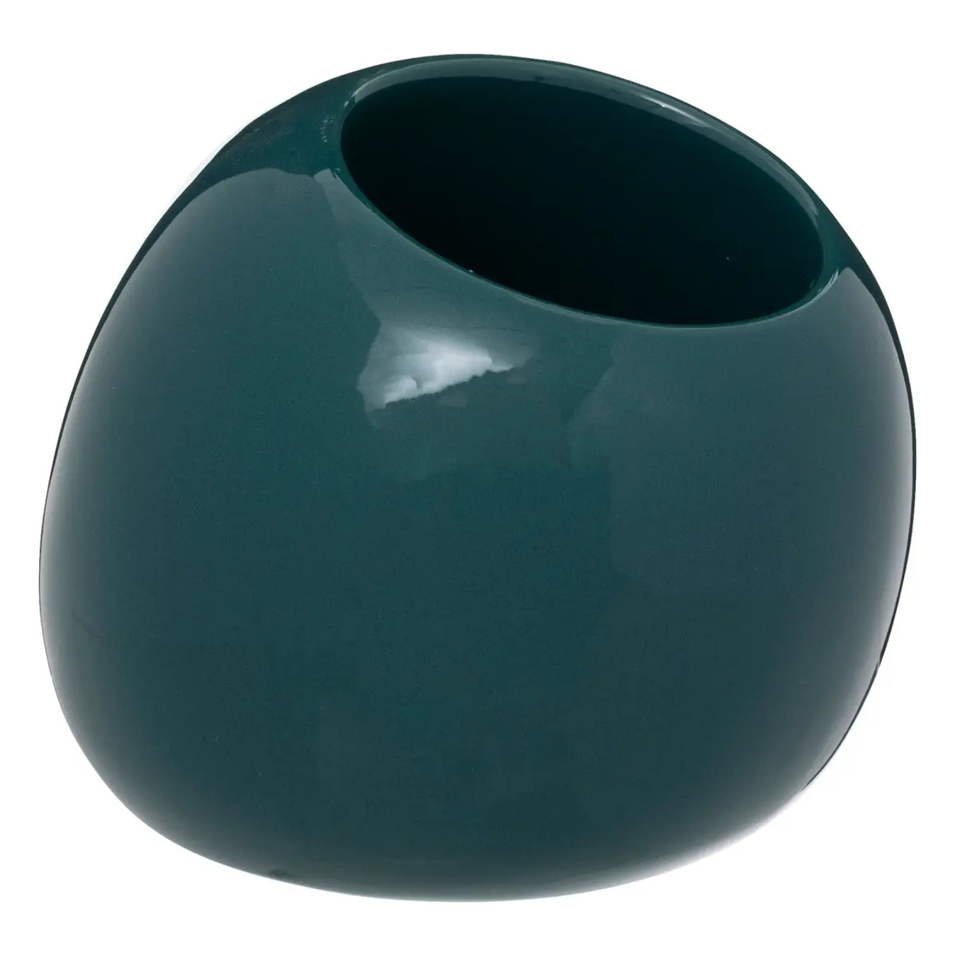 Brosse WC céramique Bleu pétrole Colorama