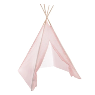Tipi pour enfant 120x120x160cm rose