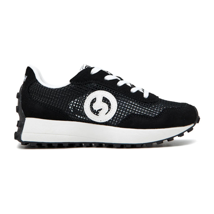 Zapatillas Deportivas Logo Mesh con Detalles en Negro