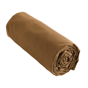 Drap housse 180 x 200 cm en coton avec bonnet H. 30 cm - AMBRE