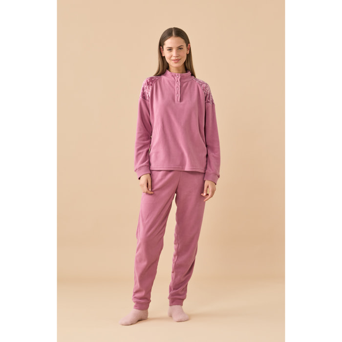 Pigiama donna micropile articolo cachemire. Noidinotte