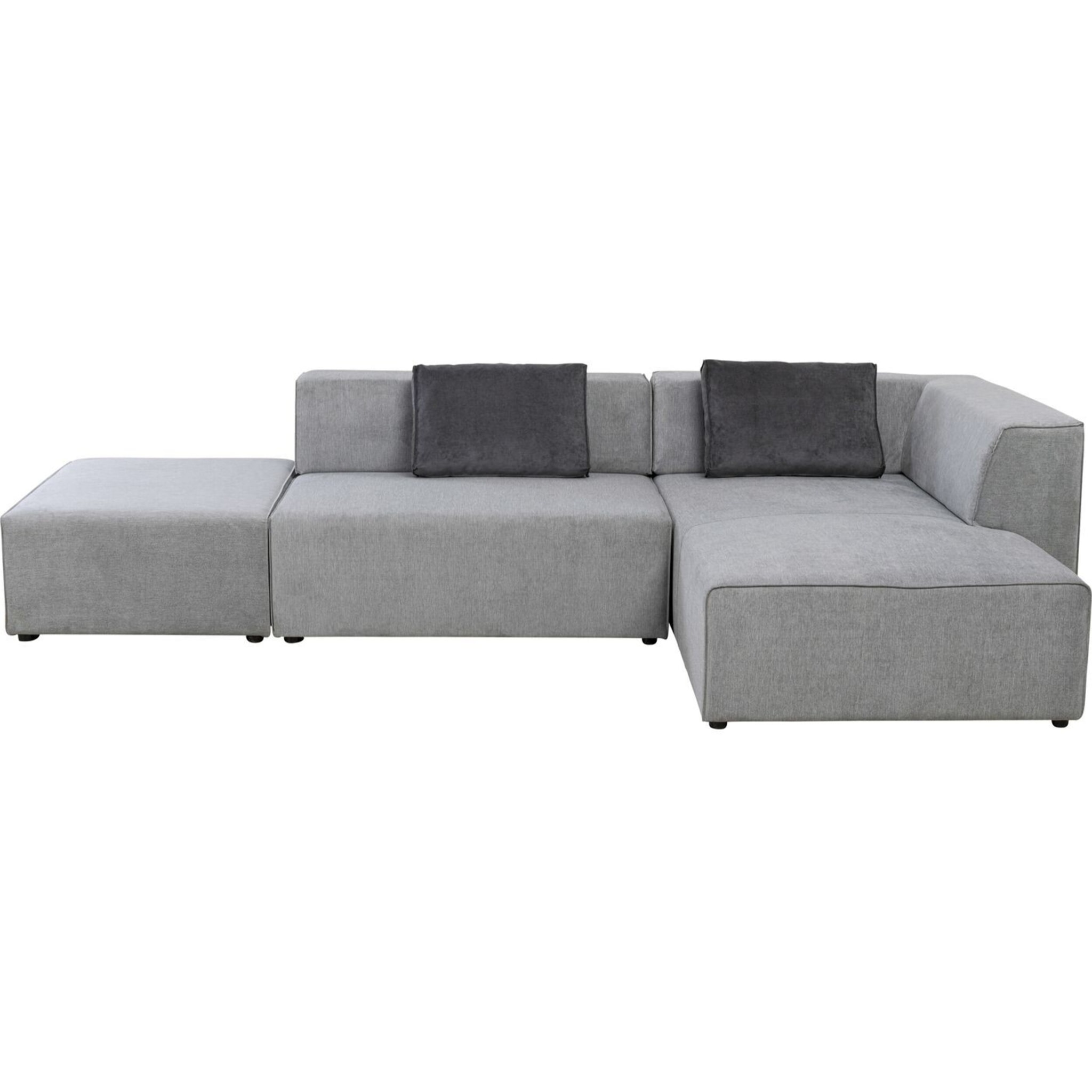 Canapé d'angle Infinity droite gris Kare Design