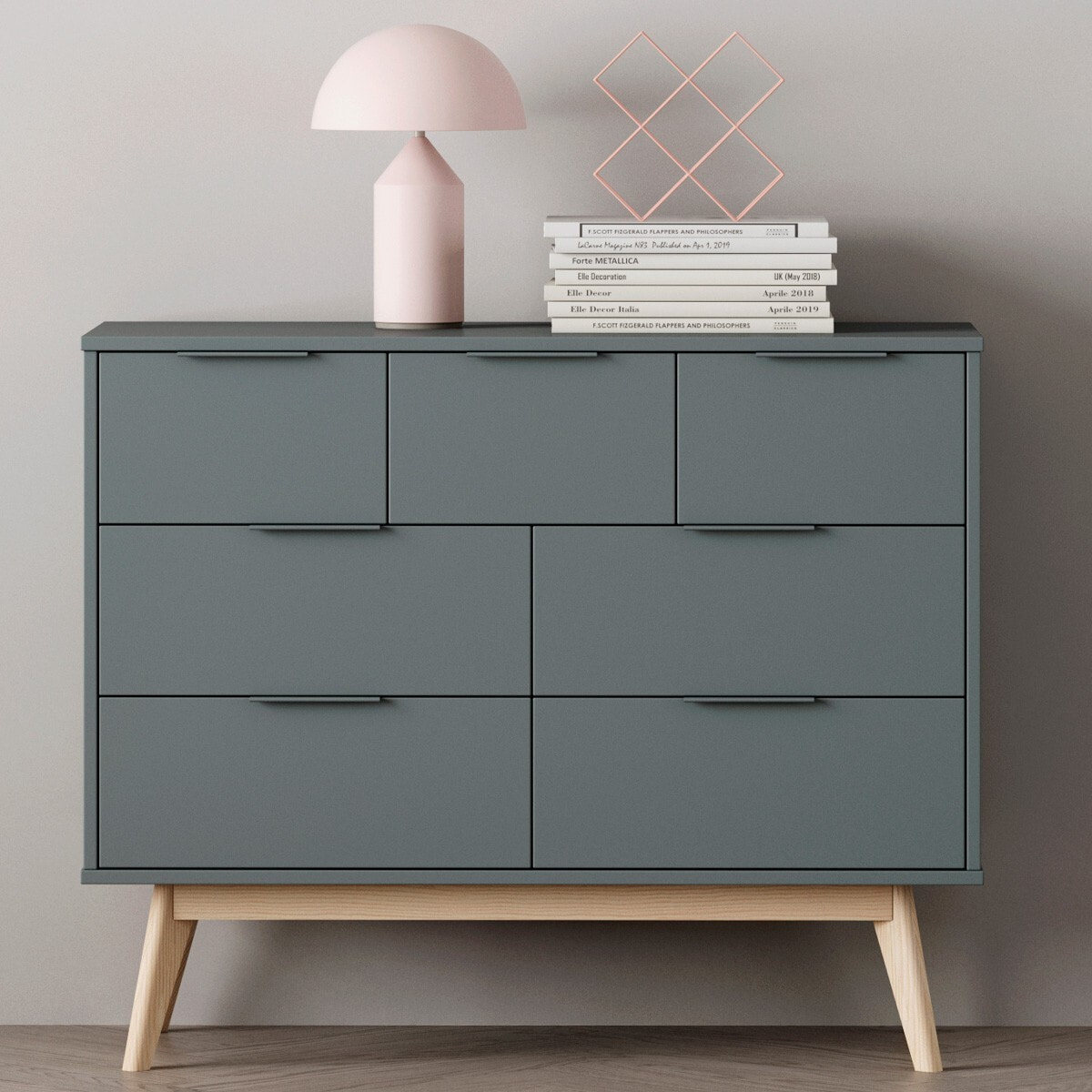 Commode 7 tiroirs en bois - PIERA